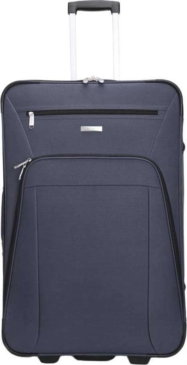 Decent Basic-Line Large Trolley 73 Cm - Donkerblauw 2 Decent Basic-Line Large Trolley 73 Cm - Donkerblauw
