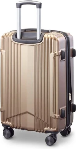 Tesla PC - Reiskoffer - 65 Cm - 4 Wielen - Goud -Trolley Winkel 618x1200 1