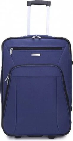 Decent Basic-Line Medium Trolley 63 Cm - Donkerblauw -Trolley Winkel 620x1200 3