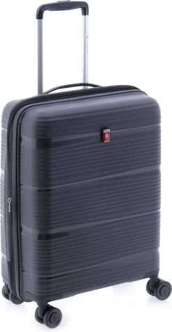 Gladiator Bionic S Handbagage Koffer Expandable - 55 Cm - TSA Slot - Zwart -Trolley Winkel 623x1200 9