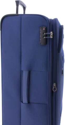 Gladiator Siroco L Grote Koffer 78 Cm - 115 Liter - Expandable - TSA Slot - Blauw -Trolley Winkel 624x1200 3