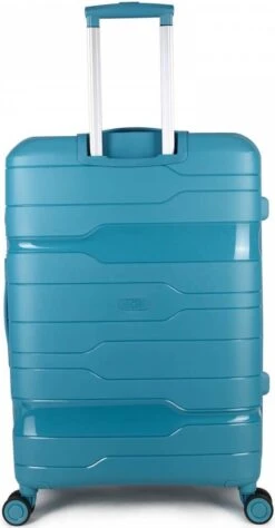 Decent ONE-CITY Large Koffer - 76 Cm - TSA Slot - Petrol -Trolley Winkel 625x1200 3
