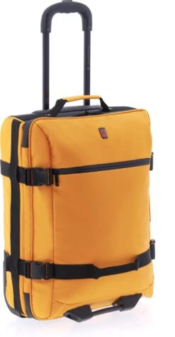 Gladiator Polar Handbagage Laptop Wieltas / Koffer - 55 Cm - 14 Inch - Geel -Trolley Winkel 626x1200