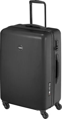 Princess Traveller PT01 - Reiskoffer - Pitch Black - M - 67cm -Trolley Winkel 628x1200 3