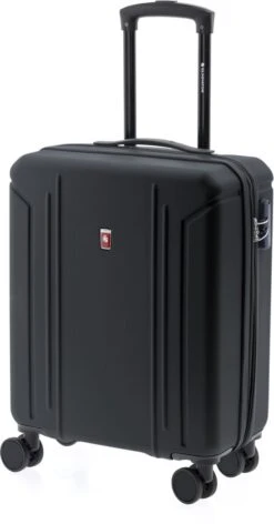 Gladiator Tropical Handbagage Koffer Expandable - 55 Cm - 36/40 Liter - Zwart