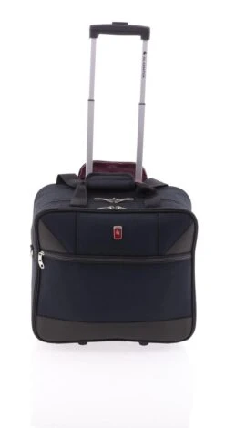 Gladiator Metro Handbagage Laptop Trolley - 14 Inch - Zwart -Trolley Winkel 630x1200 4
