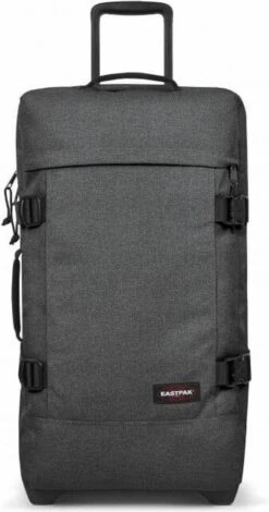 Eastpak TRANVERZ M Reiskoffer (67 X 35.5 X 30 Cm) - Black Denim -Trolley Winkel 631x1200 3