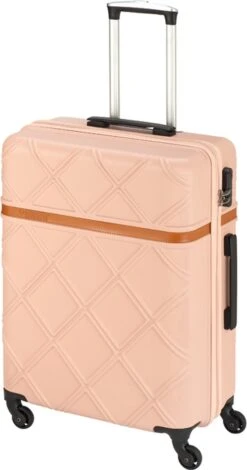 Princess Traveller Whistler - Reiskoffer - Roze - Medium - 66cm -Trolley Winkel 631x1200 5