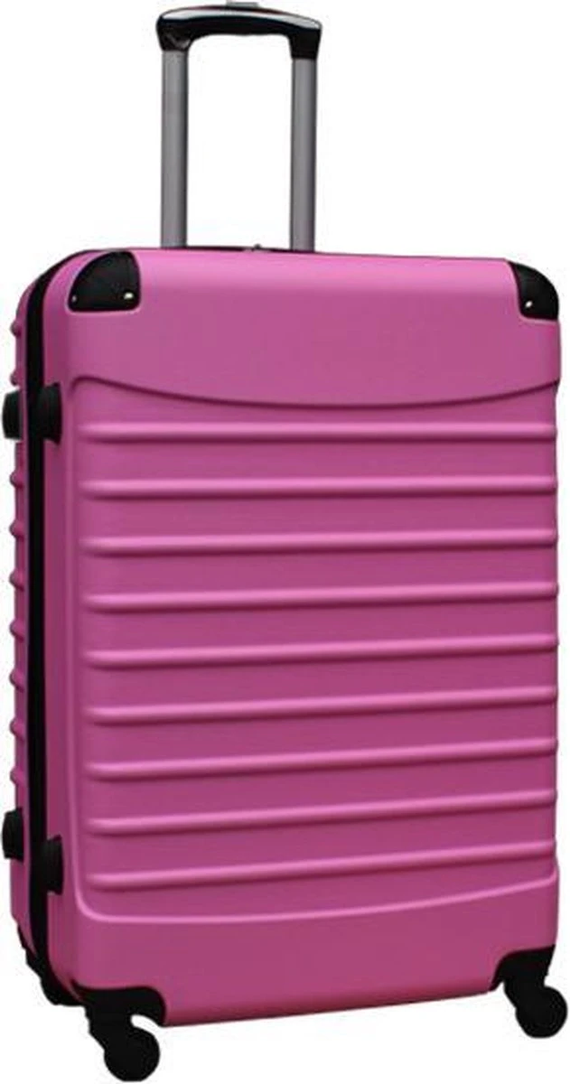 Travelerz Kofferset 3 Delig Met Wielen En Cijferslot - ABS - Licht Roze (228-) 7 Travelerz Kofferset 3 Delig Met Wielen En Cijferslot - ABS - Licht Roze (228-) - Afbeelding 5