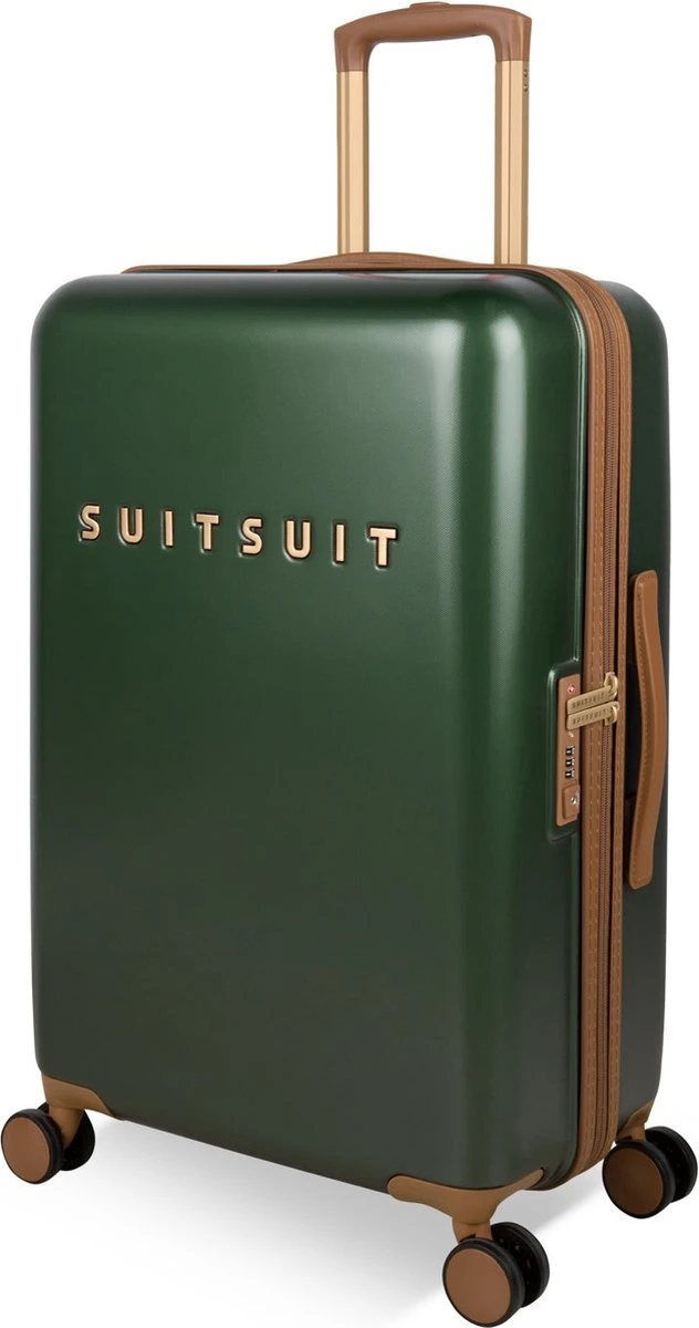 SUITSUIT - Fab Seventies Classic - Beetle Green - Reiskoffer (66 Cm) 7 SUITSUIT - Fab Seventies Classic - Beetle Green - Reiskoffer (66 Cm) - Afbeelding 5