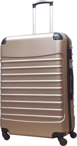 Castillo Quadrant 2 Delige ABS Kofferset (XL + S) - Champagne -Trolley Winkel 634x1200 5