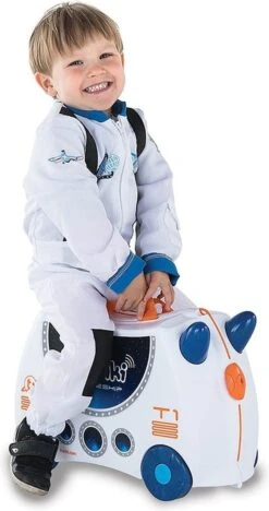 Trunki Ride-on Reiskoffer Incl. Stickers - Skye Ruimteschip -Trolley Winkel 634x1200 8