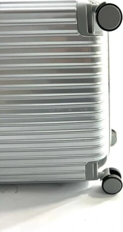 AATravel XL Reiskoffer - Trolley ABS - Met Dubbele Wielen - 75 Cm - 94 Liter - Zilver -Trolley Winkel 636x1200 6