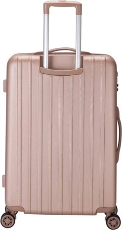 Decent Tranporto-One Handbagage Koffer 55 Cm - Zalmroze -Trolley Winkel 637x1200 6