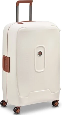 Delsey Harde Koffer / Trolley / Reiskoffer - Moncey - 76 Cm (large) - Wit -Trolley Winkel 645x1200 2
