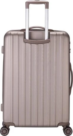 Decent Harde Koffer Tranporto 76 - Champagne 24 Decent Harde Koffer Tranporto 76 - Champagne -Trolley Winkel 647x1200 2