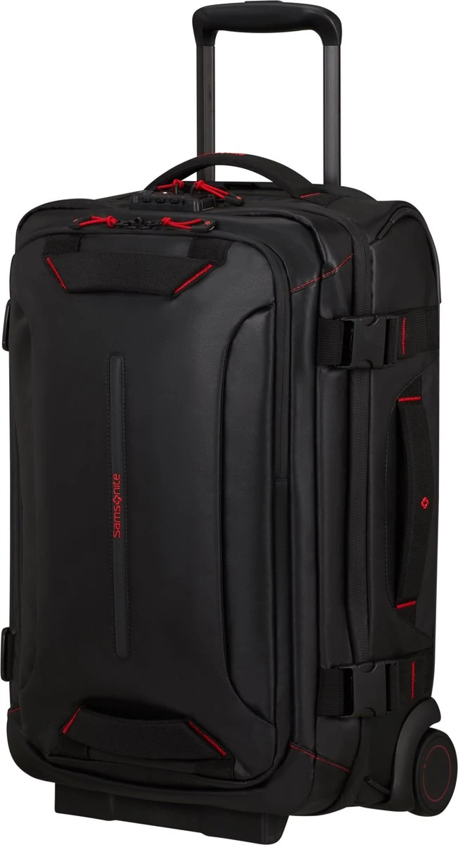Samsonite Reistas Met Wielen - Ecodiver Duffle/Wh 55/20 L 35Cm (handbagage) Black 3 Samsonite Reistas Met Wielen - Ecodiver Duffle/Wh 55/20 L 35Cm (handbagage) Black