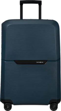 Samsonite Reiskoffer - Magnum Eco Spinner 69/25 (Medium) Midnight Blue -Trolley Winkel 661x1200 7