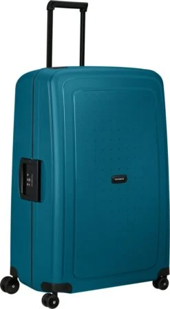 Samsonite Reiskoffer - S'Cure Spinner 81/30 - Petrol Blue -Trolley Winkel 662x1200 3