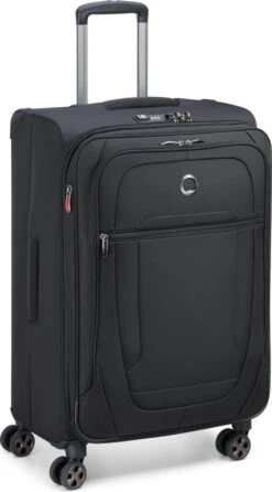 Delsey Helium DLX Reiskoffer - 71 Cm - Zwart -Trolley Winkel 664x1200 2