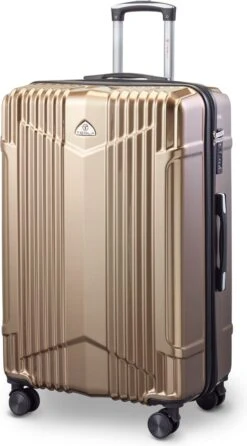 Tesla - Kofferset - 3-delig - 4 Wielen - Cijferslot - Goud -Trolley Winkel 664x1200 5