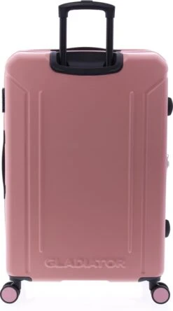 Gladiator Tropical Grote Koffer Expandable - 77 Cm - 105/117 Liter - Roze -Trolley Winkel 667x1200 4