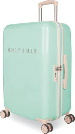 SUITSUIT - Fabulous Fifties - Luminous Mint - Reiskoffer (66 Cm) 31 SUITSUIT - Fabulous Fifties - Luminous Mint - Reiskoffer (66 Cm) -Trolley Winkel 669x1200 4