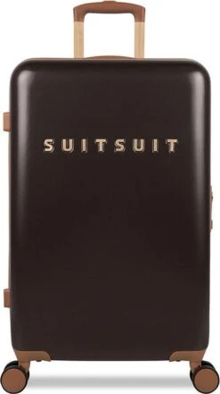 SUITSUIT - Fab Seventies Classic - Espresso Black - Reiskoffer (66 Cm) -Trolley Winkel 672x1200 6