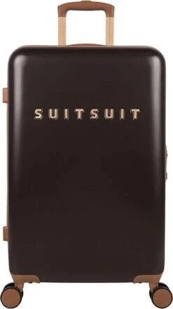 SUITSUIT - Fab Seventies Classic - Espresso Black - Reiskoffer (66 Cm) -Trolley Winkel 672x1200 7