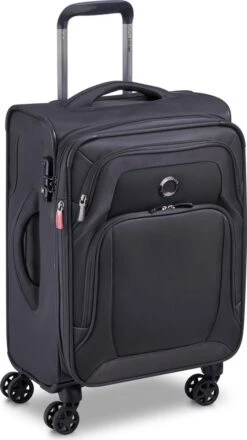 Delsey Optimax Lite Handbagage Koffer 55cm - Zwart 8 Delsey Optimax Lite Handbagage Koffer 55cm - Zwart -Trolley Winkel 674x1200 2