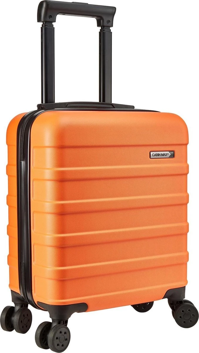 CabinMax Handbagage Koffer - Trolley 30L - Harde Reiskoffer - 45x36x20cm - Lichtgewicht - Groot Capaciteit - Oranje 3 CabinMax Handbagage Koffer - Trolley 30L - Harde Reiskoffer - 45x36x20cm - Lichtgewicht - Groot Capaciteit - Oranje