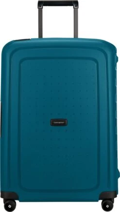 Samsonite Reiskoffer - S'Cure Spinner 69/25 - Petrol Blue -Trolley Winkel 681x1200 5