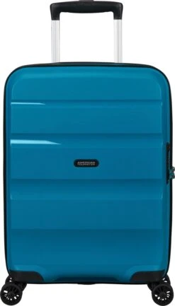 American Tourister Reiskoffer - Bon Air Dlx Spinner 55/20 Tsa (Handbagage) Seaport Blue -Trolley Winkel 684x1200 5