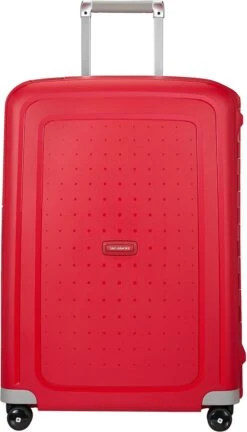 Samsonite Reiskoffer - S'CURE SPINNER 69/25 (Medium) Rood -Trolley Winkel 686x1200 5