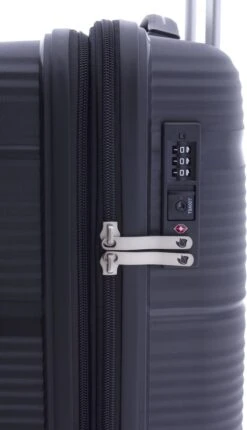 Gladiator Bionic S Handbagage Koffer Expandable - 55 Cm - TSA Slot - Zwart -Trolley Winkel 690x1200 9