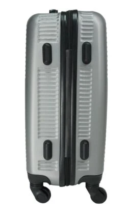 Handbagage Koffer 51cm 4 Wielen Trolley - Zilver -Trolley Winkel 692x1200 3