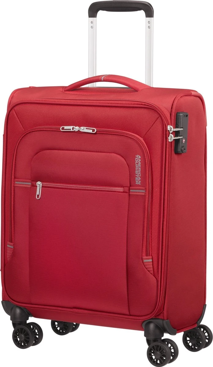 American Tourister Reiskoffer - Crosstrack Spinner 55/20 Tsa (Handbagage) Red/Grey 3 American Tourister Reiskoffer - Crosstrack Spinner 55/20 Tsa (Handbagage) Red/Grey