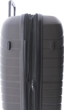 Gladiator Kick-Off Grote Koffer Expandable -76 Cm - 99/125 Liter - Eco Friendly Recyclebaar PP - Donkergrijs -Trolley Winkel 708x1200