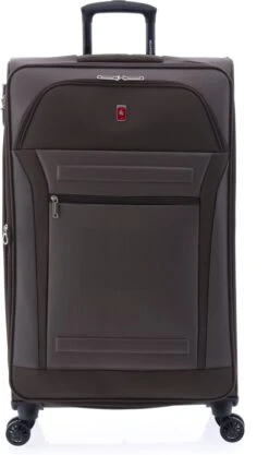 Gladiator Siroco L Grote Koffer 78 Cm - 115 Liter - Expandable - TSA Slot - Bruin -Trolley Winkel 710x1200 5