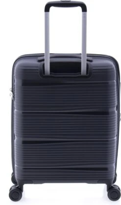 Gladiator Bionic S Handbagage Koffer Expandable - 55 Cm - TSA Slot - Zwart -Trolley Winkel 711x1200 5