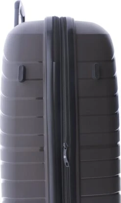 Gladiator Kick-Off Grote Koffer Expandable -76 Cm - 99/125 Liter - Eco Friendly Recyclebaar PP - Donkergrijs -Trolley Winkel 712x1200 1