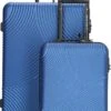 Enrico Benetti Louisville Kofferset Tweedelig - 39040-02 - Staalblauw -Trolley Winkel 712x1200 2