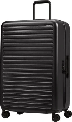 Samsonite Reiskoffer - Stackd Spinner 75/28 (Medium) Black -Trolley Winkel 712x1200 3