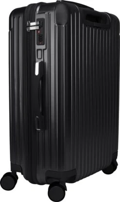 Royal Swiss - Reis Koffer - 76cm - Cijferslot- Lichtgewicht Koffer - 4 Wielen- Zwart 23 Royal Swiss - Reis Koffer - 76cm - Cijferslot- Lichtgewicht Koffer - 4 Wielen- Zwart -Trolley Winkel 716x1200 11