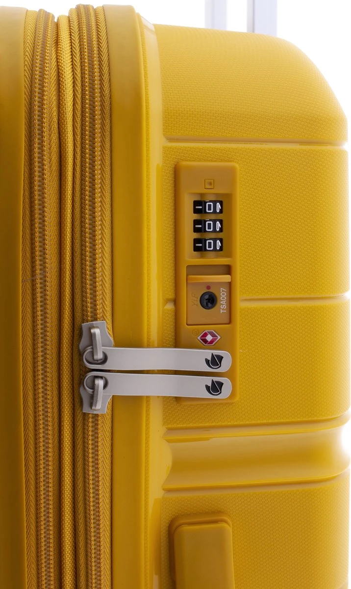 Gladiator Boxing Middelgrote Koffer Expandable 67 Cm 70/80 Liter TSA Slot - Kurkumageel 9 Gladiator Boxing Middelgrote Koffer Expandable 67 Cm 70/80 Liter TSA Slot - Kurkumageel - Afbeelding 7