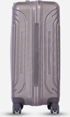 ©TROLLEYZ - Florence No.7 - Reiskoffer 69cm Met TSA Slot - Dubbele Wielen - 360° Spinners - 100% ABS - Reiskoffer In Cloudy Grey -Trolley Winkel 719x1200