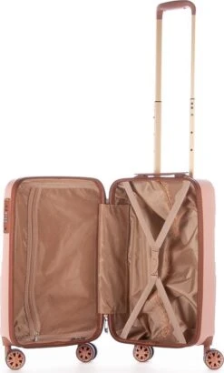 Oistr Florence Handbagage Spinner S Matte Pink -Trolley Winkel 723x1200 7