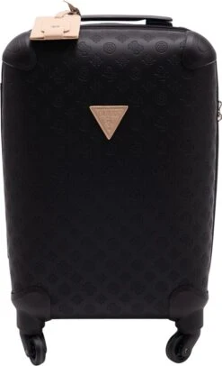 Guess Wilder 18 In 4 Dames Reiskoffer - Zwart 38 Guess Wilder 18 In 4 Dames Reiskoffer - Zwart -Trolley Winkel 730x1200 1