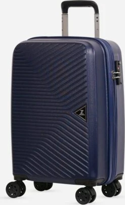 ©TROLLEYZ - Ibiza No.3 - Trolley - 55cm Met TSA Slot - Dubbele Wielen - 360° Spinners - 100% ABS - Handbagage Koffer In Ocean Blue