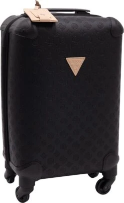 Guess Wilder 18 In 4 Dames Reiskoffer - Zwart 23 Guess Wilder 18 In 4 Dames Reiskoffer - Zwart -Trolley Winkel 735x1200 1